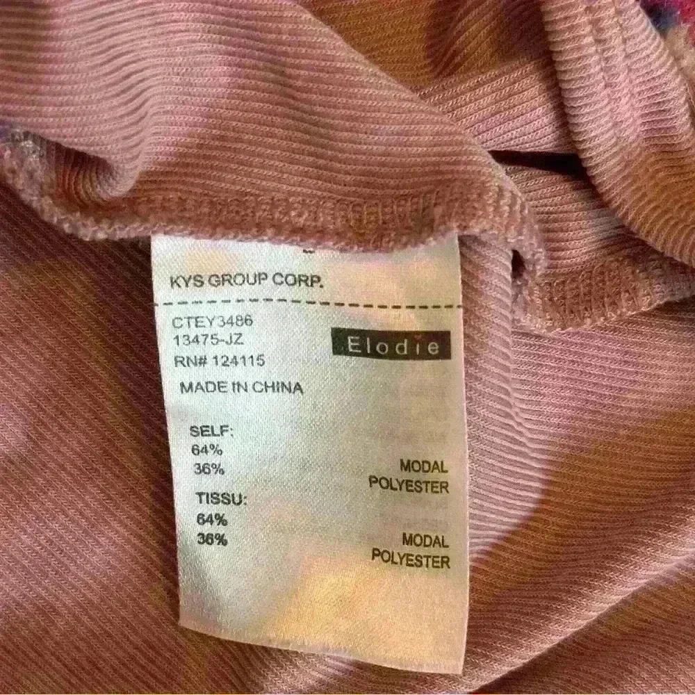 Elodie Women’s Blush Pink Bodysuit Size Large - Picture 6 of 9